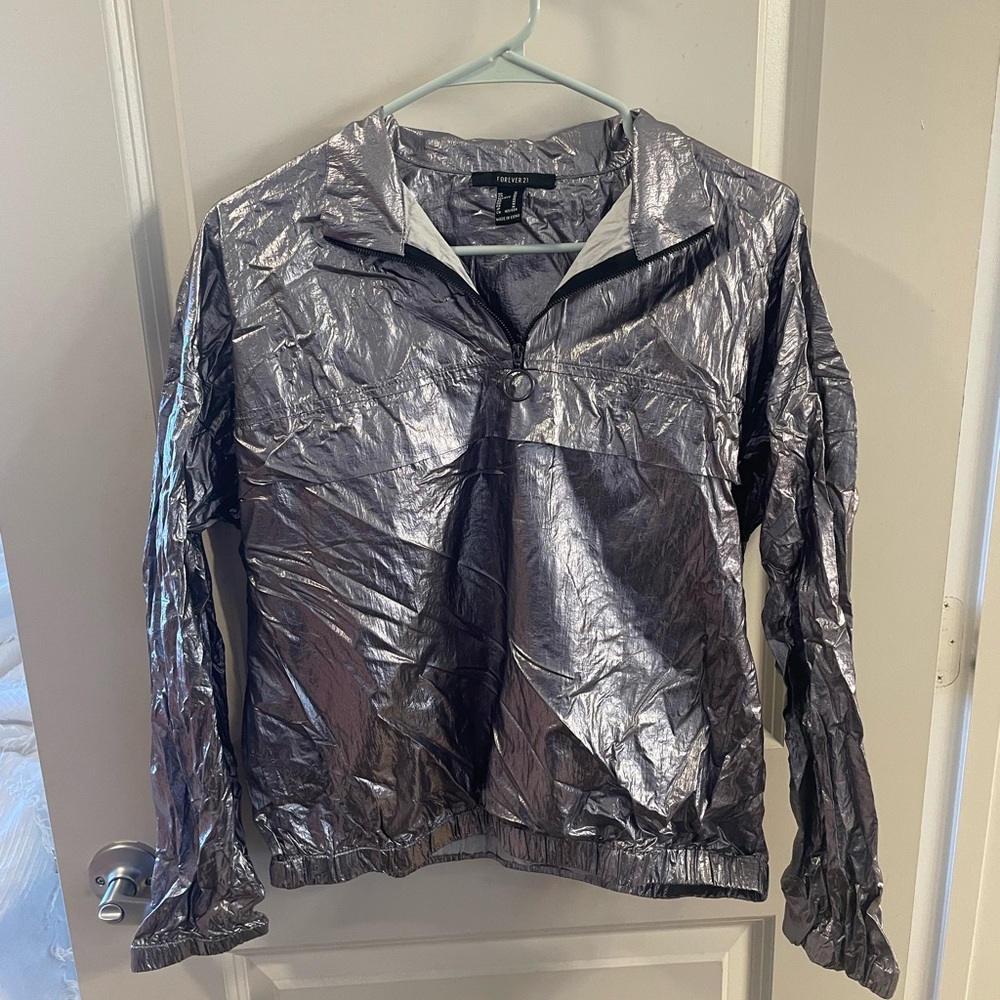 Metallic Quarter Zip